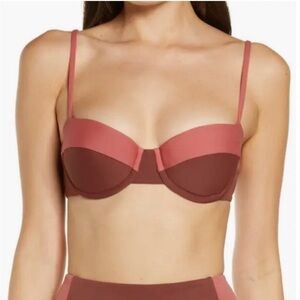 Veronica Beard Dyer Underwire Bikini Top